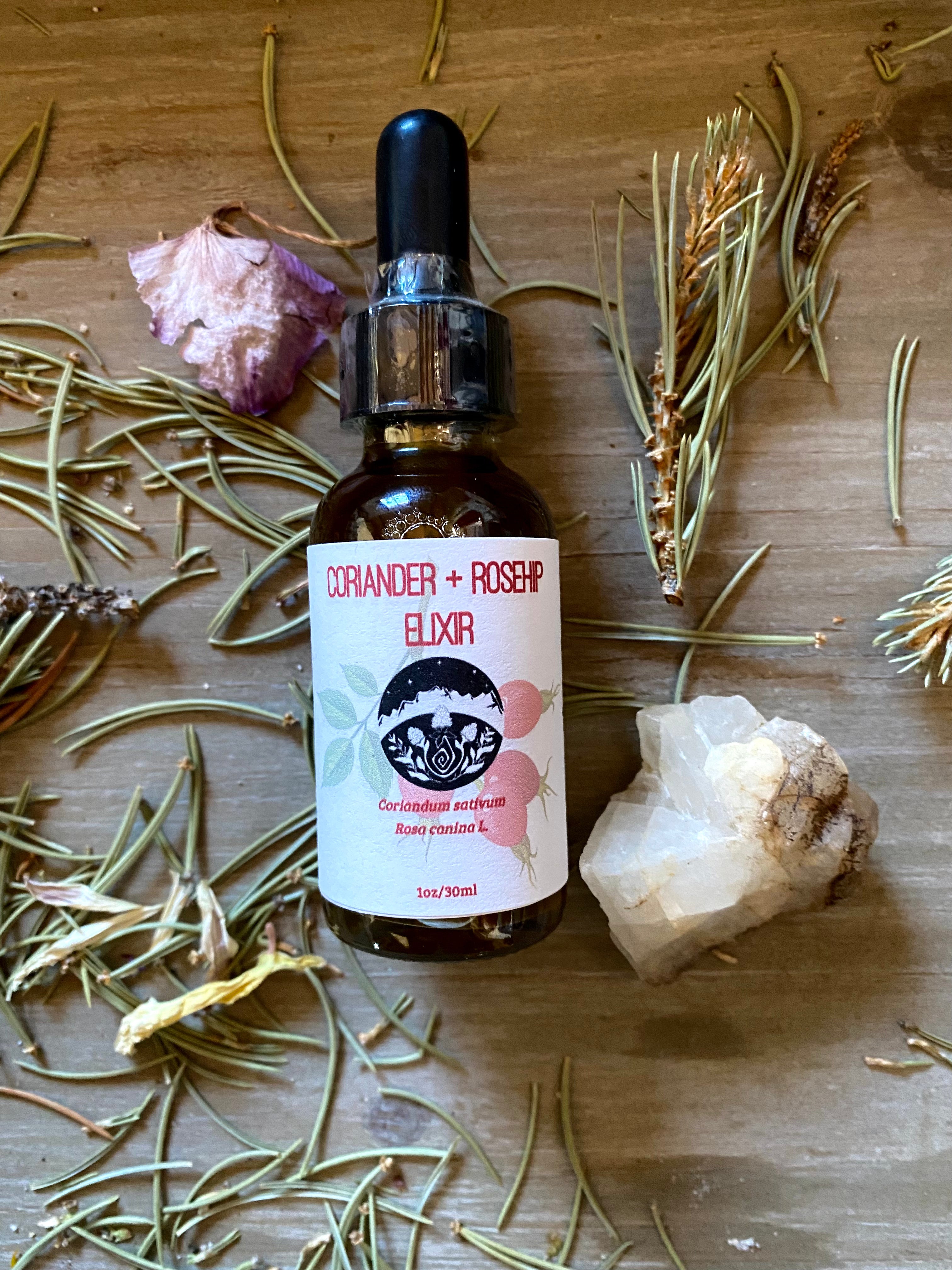 Coriander + Rosehip Elixir Mountain Laurel Creations