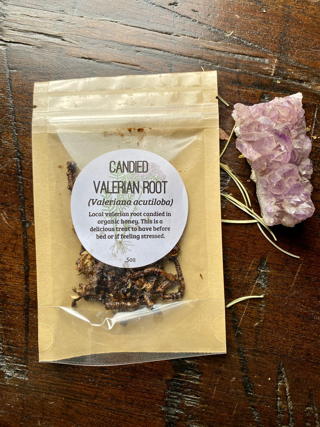 Candied Valerian Root